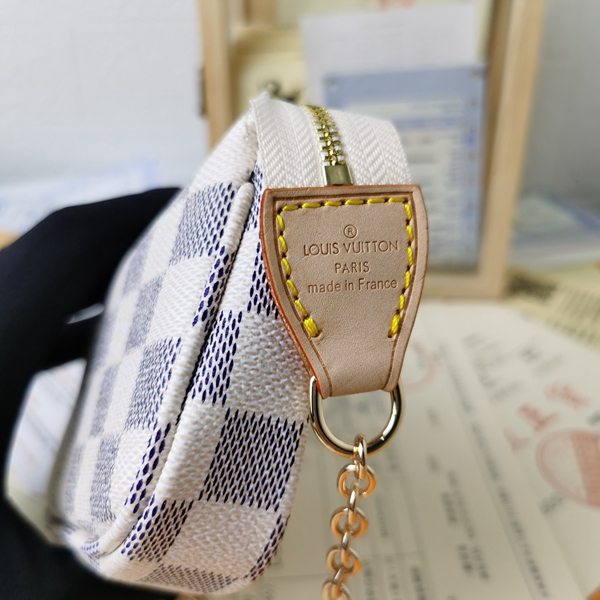 ルイヴィトンバッグ素材ディテール